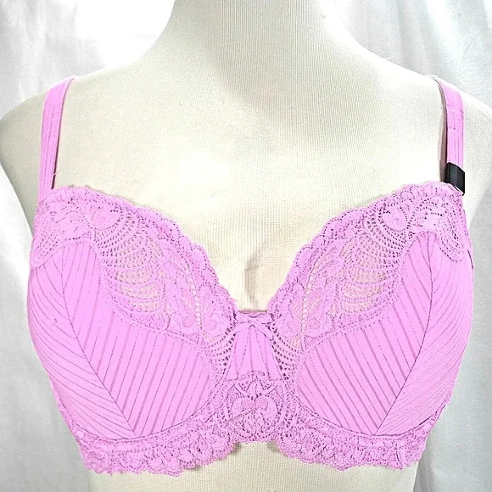 36D‎ Paramour 115353 Stripe Delight UW Bra Berry Gelato